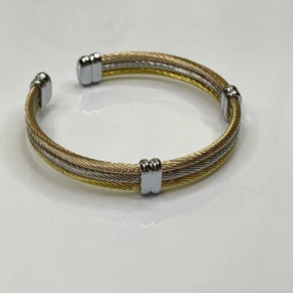 Stainless Steel Bangle Bracelet - Picture 4 of 7